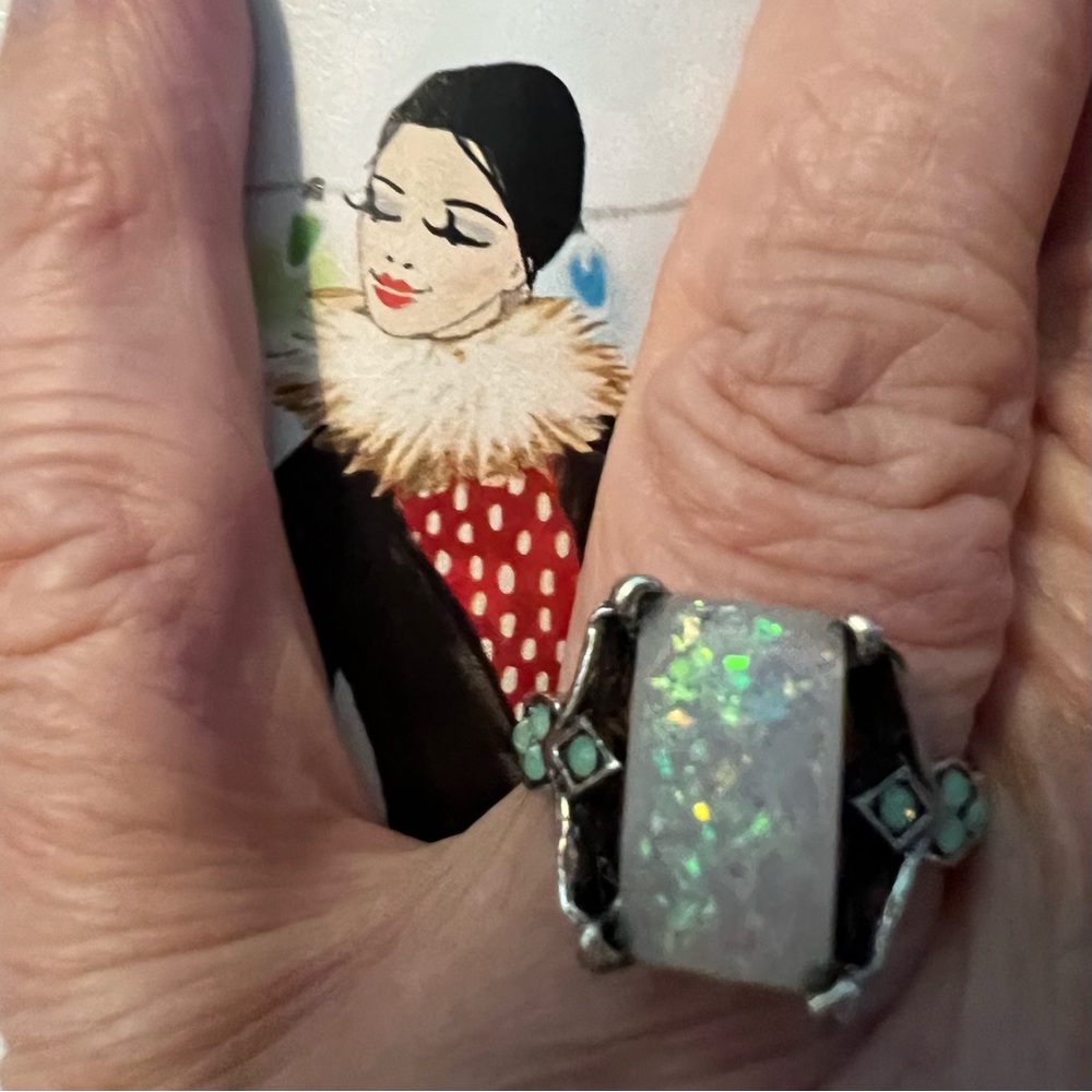 Fire Opal Ring - image 5